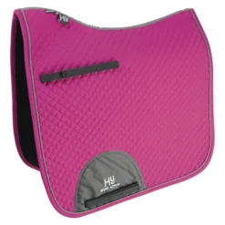 Hy Sport Active Dressage Saddle Pad In Cobalt Pink