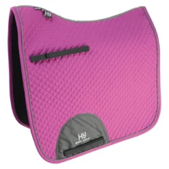 Hy Sport Active Dressage Saddle Pad In Coral Rose