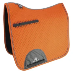 Hy Sport Active Dressage Saddle Pad In Terracotta Orange
