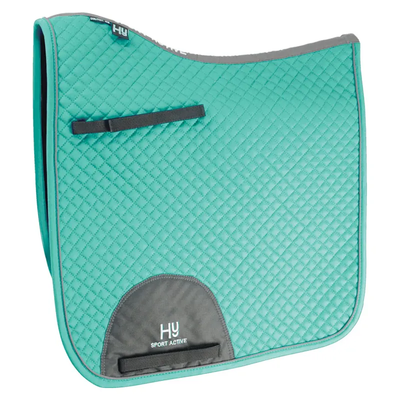 Hy Sport Active Dressage Saddle Pad In Emerald Green 1 Hy Sport Active Dressage Saddle Pad In Emerald Green