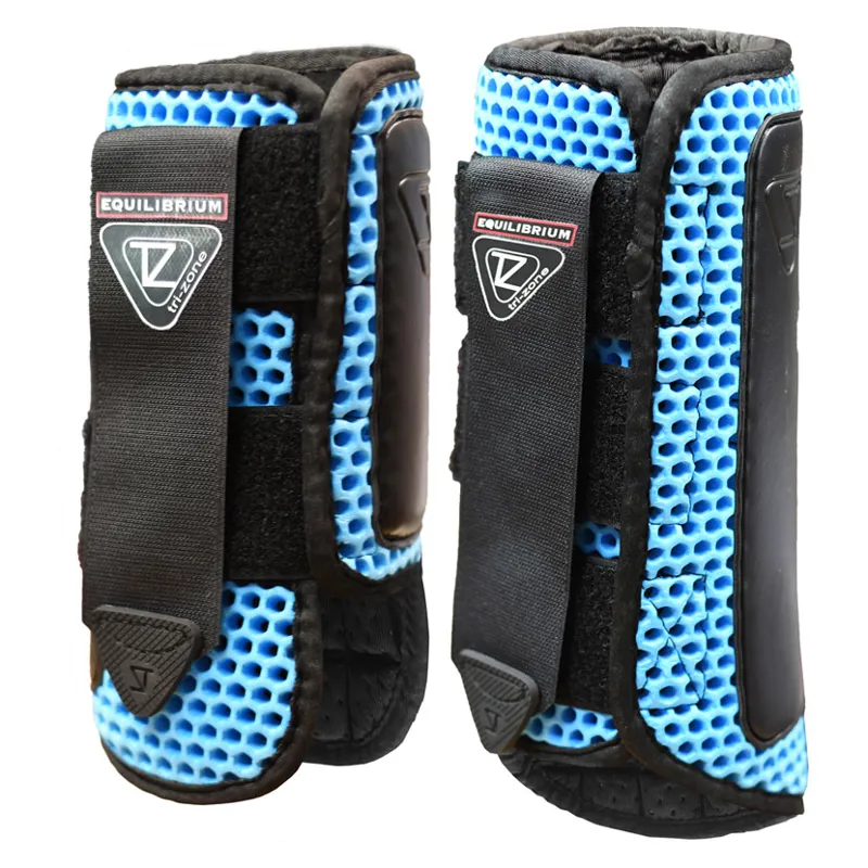 Equilibrium Products Tri-Zone Impact Sports Boots In Blue 1 Equilibrium Products Tri-Zone Impact Sports Boots In Blue