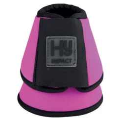 Hy Equestrian Neoprene Over Reach Boot In Pink