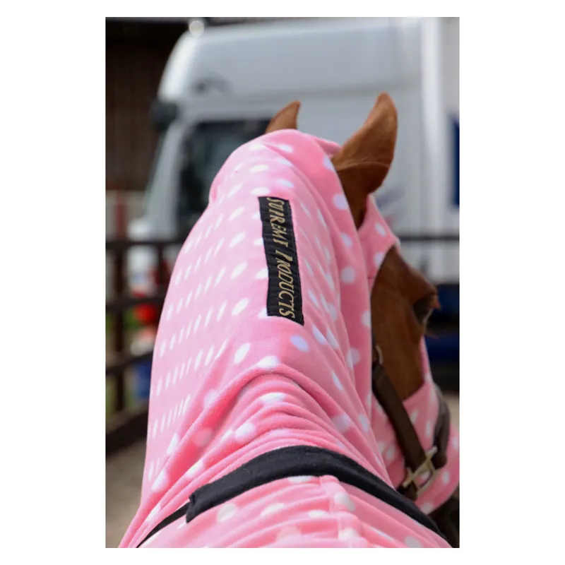 Supreme Products Dotty Fleece Hood In Pretty Pink 1 Supreme Products Dotty Fleece Hood In Pretty Pink