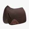 Premier Equine Plain Cotton Saddle Pad - Dressage Square Brown