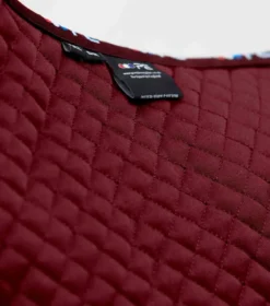 Premier Equine Plain Cotton Saddle Pad - Dressage Square Burgundy 7 Premier Equine Plain Cotton Saddle Pad - Dressage Square Burgundy -PREMIER EQUINE Plain Cotton Dressage Square Burgundy 2
