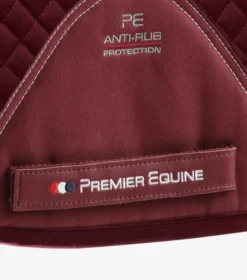 Premier Equine Plain Cotton Saddle Pad - Dressage Square Burgundy 10 Premier Equine Plain Cotton Saddle Pad - Dressage Square Burgundy -PREMIER EQUINE Plain Cotton Dressage Square Burgundy 5