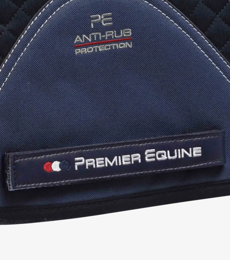 Premier Equine Plain Cotton Saddle Pad - Dressage Square Navy 5 Premier Equine Plain Cotton Saddle Pad - Dressage Square Navy - Image 5