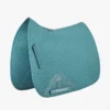 Premier Equine Plain Cotton Saddle Pad - Dressage Square Turquoise