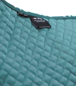 Premier Equine Plain Cotton Saddle Pad - Dressage Square Turquoise 7 Premier Equine Plain Cotton Saddle Pad - Dressage Square Turquoise -PREMIER EQUINE Plain Cotton Dressage Square Turquoise 2