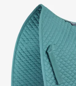 Premier Equine Plain Cotton Saddle Pad - Dressage Square Turquoise 8 Premier Equine Plain Cotton Saddle Pad - Dressage Square Turquoise -PREMIER EQUINE Plain Cotton Dressage Square Turquoise 3