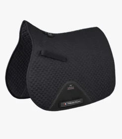 Premier Equine Plain Cotton GP Jump Saddle Pad Black