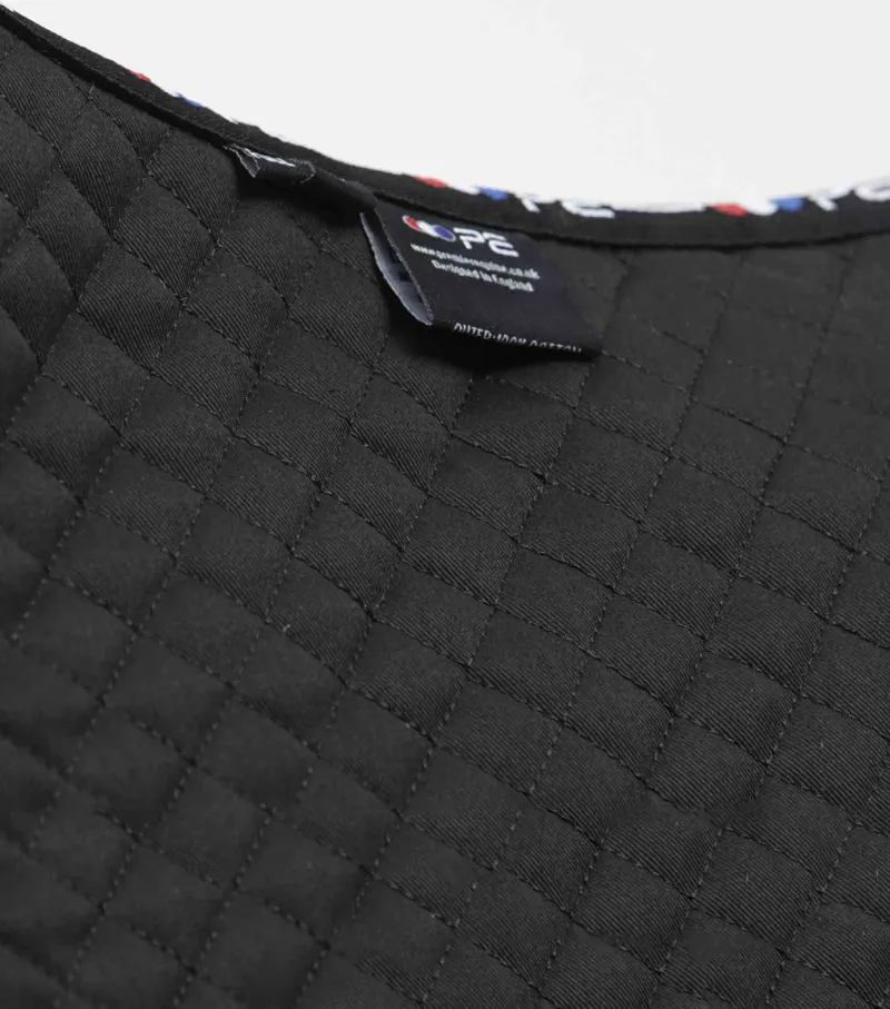 Premier Equine Plain Cotton GP Jump Saddle Pad Black 2 Premier Equine Plain Cotton GP Jump Saddle Pad Black - Image 2