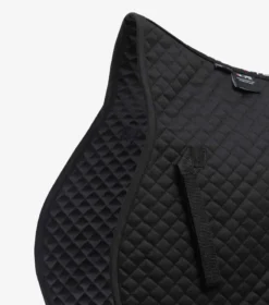 Premier Equine Plain Cotton GP Jump Saddle Pad Black 8 Premier Equine Plain Cotton GP Jump Saddle Pad Black -PREMIER EQUINE Plain Cotton GPJump Square Black 3