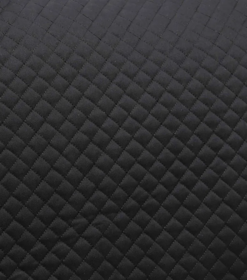 Premier Equine Plain Cotton GP Jump Saddle Pad Black 4 Premier Equine Plain Cotton GP Jump Saddle Pad Black - Image 4