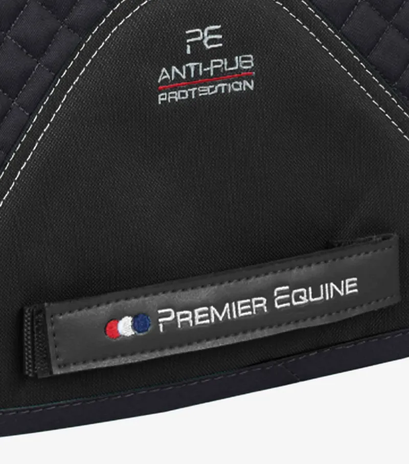 Premier Equine Plain Cotton GP Jump Saddle Pad Black 5 Premier Equine Plain Cotton GP Jump Saddle Pad Black - Image 5