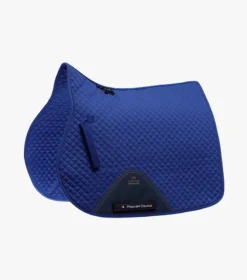 Premier Equine Pony Plain Cotton GP/Jump Square Royal Blue