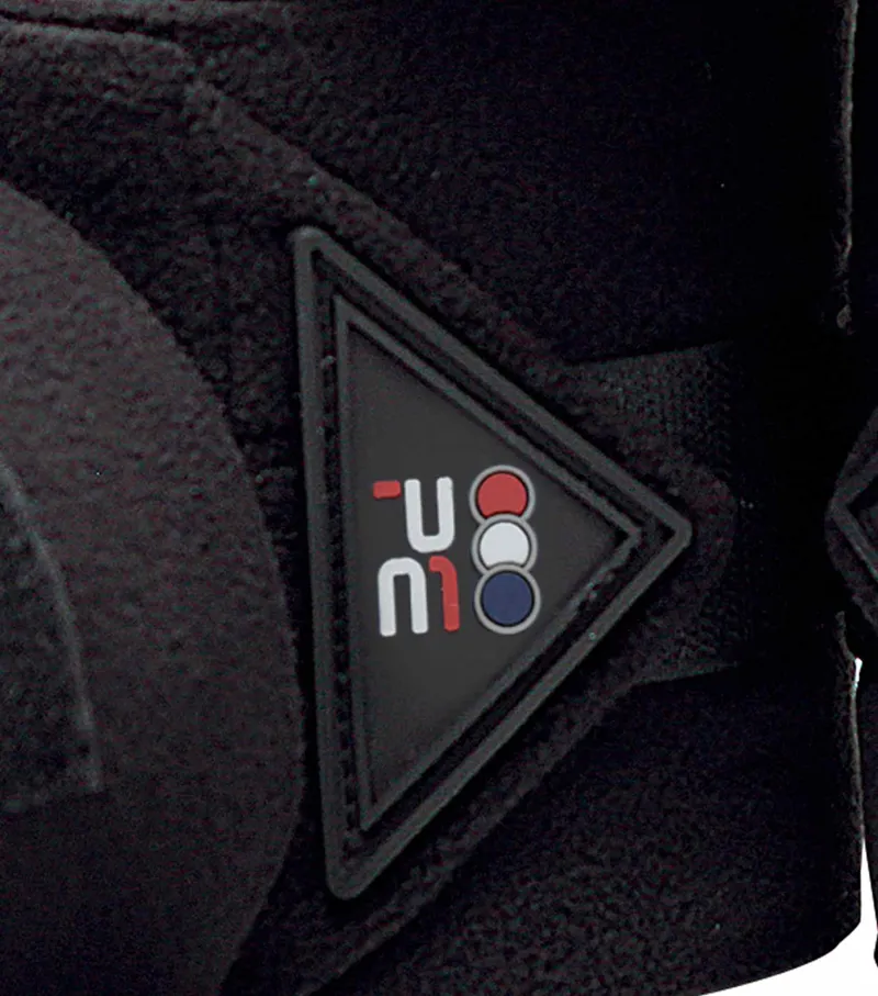 Premier Equine Horse Polo Fleece Bandages Black 2 Premier Equine Horse Polo Fleece Bandages Black - Image 2