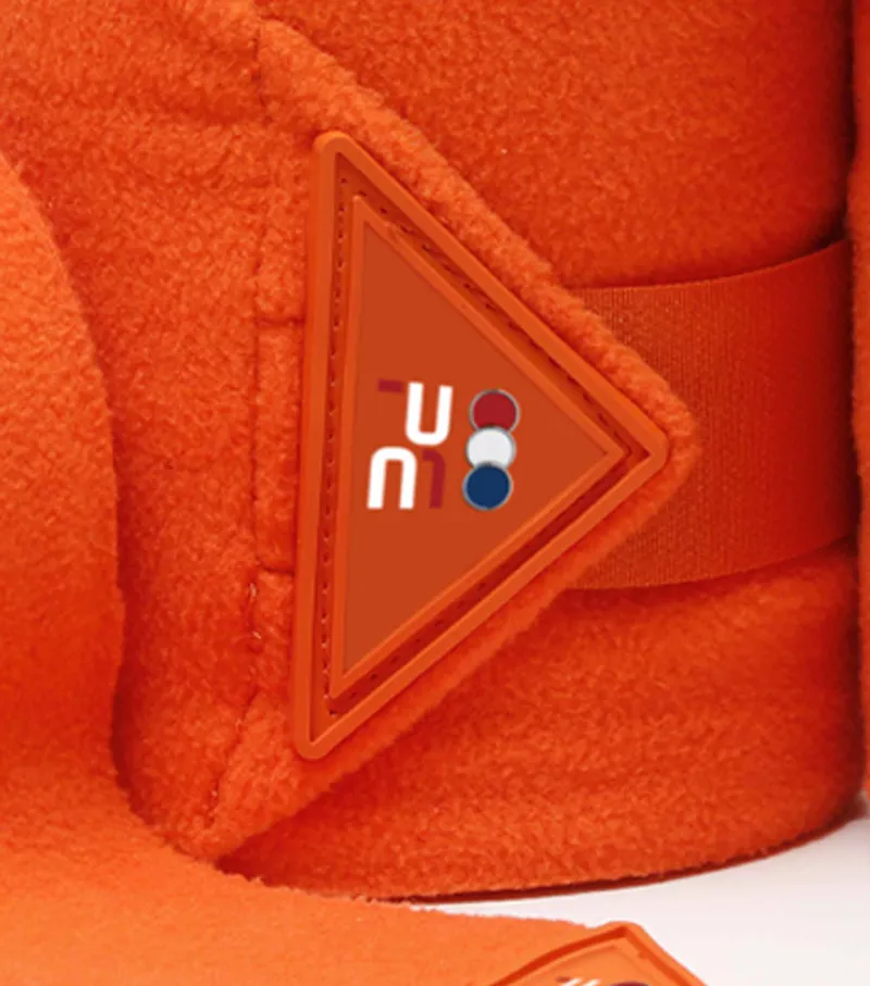 Premier Equine Horse Polo Fleece Bandages Orange 3 Premier Equine Horse Polo Fleece Bandages Orange - Image 3