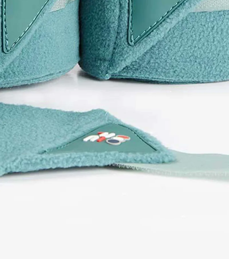 Premier Equine Horse Polo Fleece Bandages Turquoise 3 Premier Equine Horse Polo Fleece Bandages Turquoise - Image 3