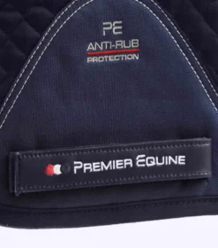 Premier Equine Pony Plain Cotton Dressage Square Navy -PREMIER EQUINE Pony Plain Cotton Dressage Square Navy 5
