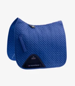 Premier Equine Pony Plain Cotton Dressage Square Royal Blue