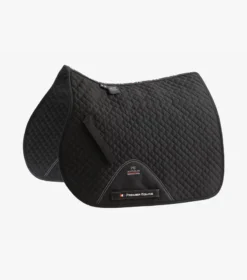 Premier Equine Pony Plain Cotton GP/Jump Square Black