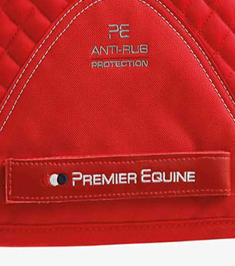 Premier Equine Pony Plain Cotton GP/Jump Square Red 5 Premier Equine Pony Plain Cotton GP/Jump Square Red - Image 5