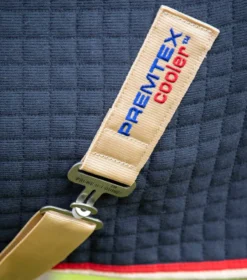 Premier Equine PremTex Horse Cooler Rug Navy -PREMIER EQUINE Premtex cooler navy 4