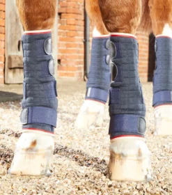 Premier Equine Quick Dry Horse Leg Wraps Navy -PREMIER EQUINE Quick Dry Leg Wraps Navy 3