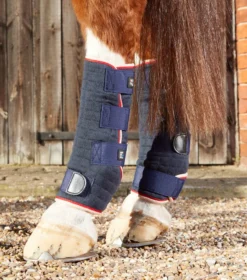 Premier Equine Quick Dry Horse Leg Wraps Navy -PREMIER EQUINE Quick Dry Leg Wraps Navy 4