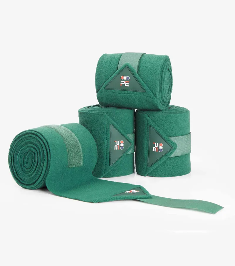 Premier Equine Horse Polo Fleece Bandages Royal Green 1 Premier Equine Horse Polo Fleece Bandages Royal Green