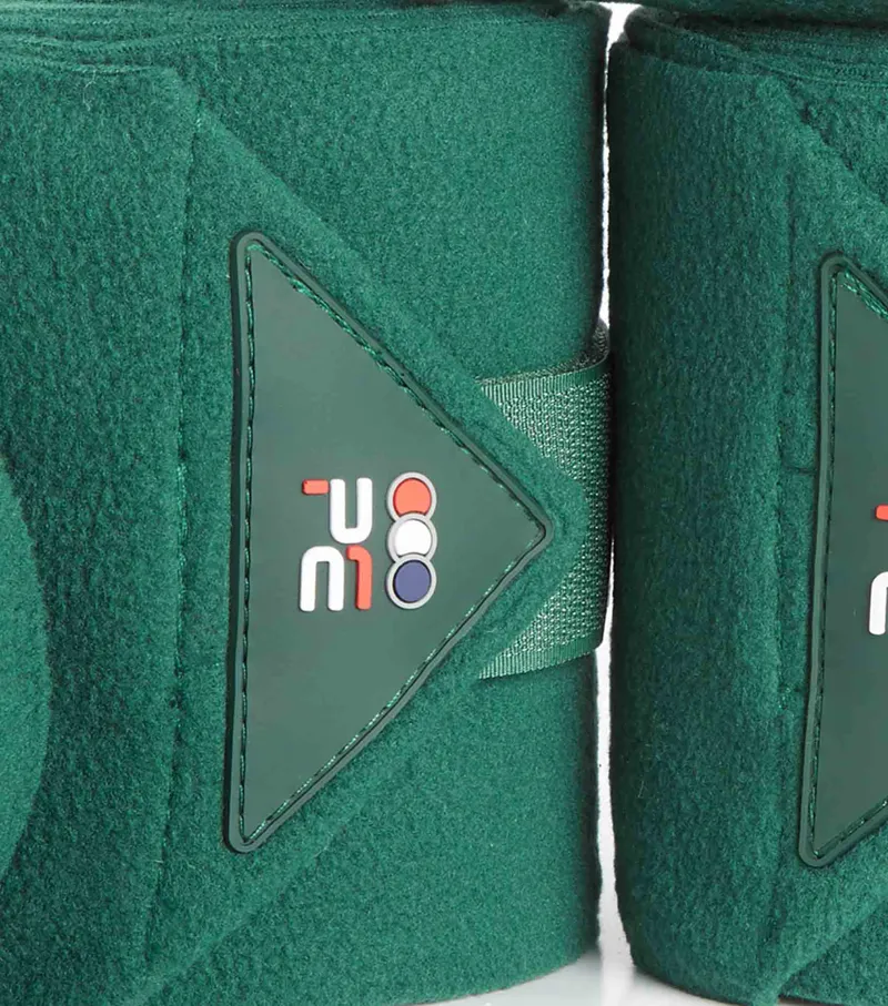 Premier Equine Horse Polo Fleece Bandages Royal Green 2 Premier Equine Horse Polo Fleece Bandages Royal Green - Image 2