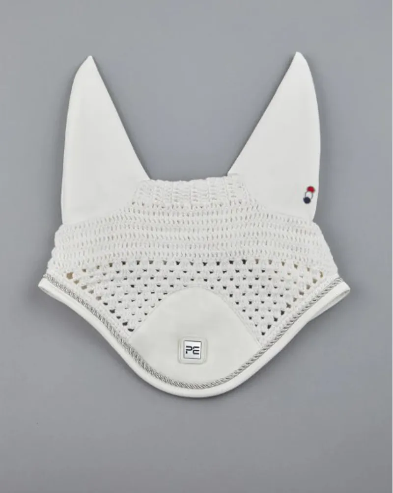 Premier Equine Salto Fly Veil - White 1 Premier Equine Salto Fly Veil - White