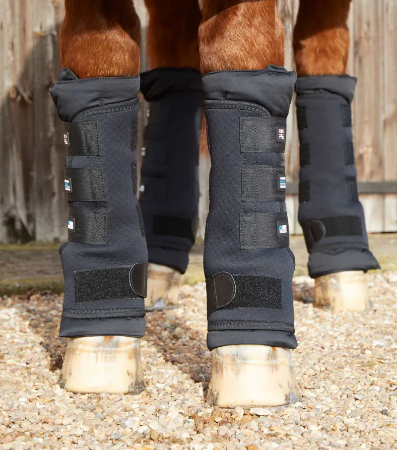 Premier Equine Stable Boot Wraps Black 3 Premier Equine Stable Boot Wraps Black - Image 3