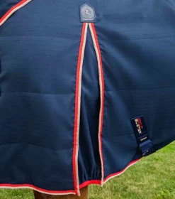 Premier Equine Stable Buster 100g Stable Rug With Neck Cover Navy -PREMIER EQUINE Stable Buster 100 Stable Rug Navy 4