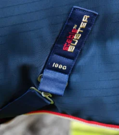 Premier Equine Stable Buster 100g Stable Rug With Neck Cover Navy -PREMIER EQUINE Stable Buster 100 Stable Rug Navy 5