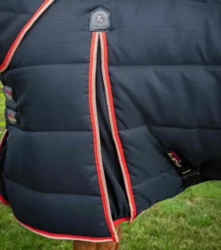 Premier Equine Stable Buster 450g Stable Rug With Neck Cover Black -PREMIER EQUINE Stable Buster 450 Stable Rug Black 4