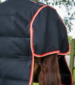 Premier Equine Stable Buster 450g Stable Rug With Neck Cover Black -PREMIER EQUINE Stable Buster 450 Stable Rug Black 6
