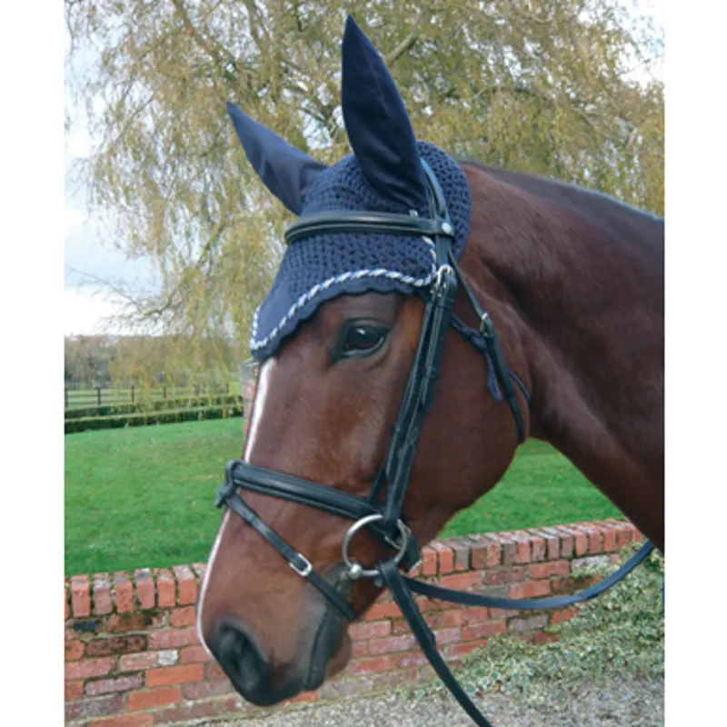 Mark Todd Full Crochet Fly Veil In Black 1 Mark Todd Full Crochet Fly Veil In Black