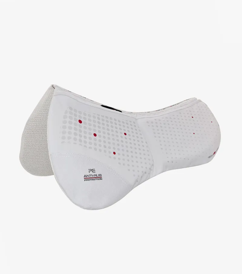 Premier Equine Tech Grip Pro Anti-Slip Correction Half Pad White 1 Premier Equine Tech Grip Pro Anti-Slip Correction Half Pad White