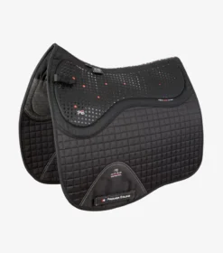 Premier Equine CC Tech Grip Pro Anti-Slip Saddle Pad - Dressage Black
