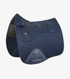 Premier Equine CC Tech Grip Pro Anti-Slip Saddle Pad - Dressage Navy
