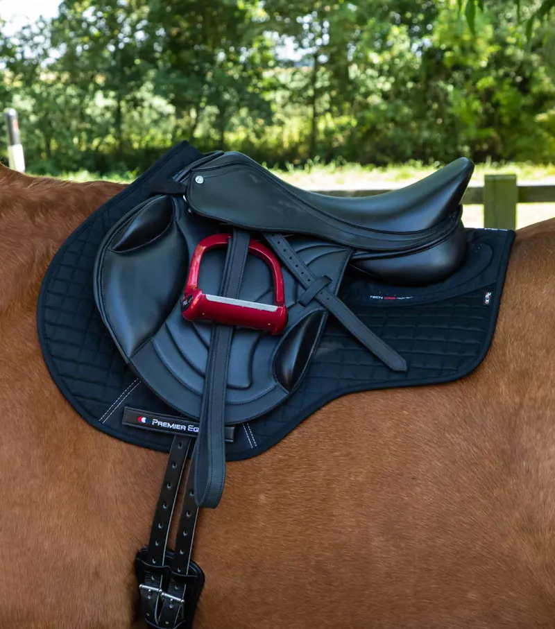 Premier Equine CC Tech Grip Pro Anti-Slip Saddle Pad - GP/Jump Black 2 Premier Equine CC Tech Grip Pro Anti-Slip Saddle Pad - GP/Jump Black - Image 2