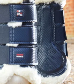 Premier Equine Techno Wool Brushing Boots Navy -PREMIER EQUINE Techno Wool Brushing Boot Navy 4