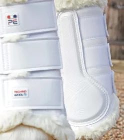 Premier Equine Techno Wool Brushing Boots White 9 Premier Equine Techno Wool Brushing Boots White -PREMIER EQUINE Techno Wool Brushing Boot White 4