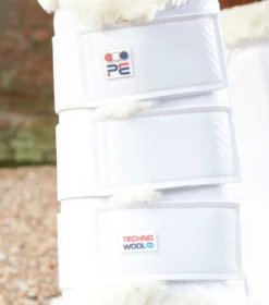 Premier Equine Techno Wool Brushing Boots White 10 Premier Equine Techno Wool Brushing Boots White -PREMIER EQUINE Techno Wool Brushing Boot White 5