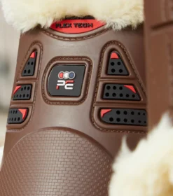 Premier Equine Techno Wool Fetlock Boots Brown -PREMIER EQUINE Techno Wool Fetlock Boot Brown 3