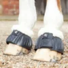 Premier Equine Techno Wool Rubber Bell Over Reach Boots Black