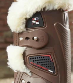 Premier Equine Techno Wool Tendon Boots Brown -PREMIER EQUINE Techno Wool Tendon Boot Brown 4