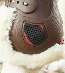 Premier Equine Techno Wool Tendon Boots Brown -PREMIER EQUINE Techno Wool Tendon Boot Brown 5